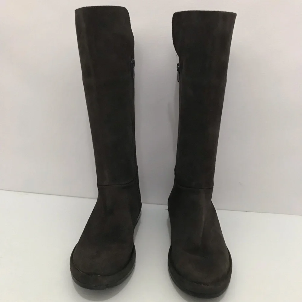 Eric Michael Dark Brown Suede Boots Size 40